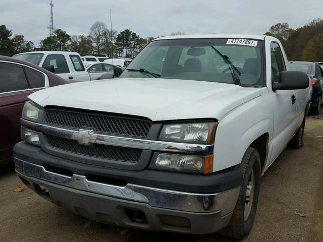 1GCEC14Z23Z319783 - 2003 CHEVROLET SILVERADO WHITE photo 2