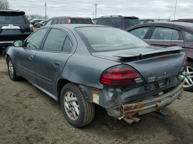 1G2NE52F93C163856 - 2003 PONTIAC GRAND AM S GRAY photo 3