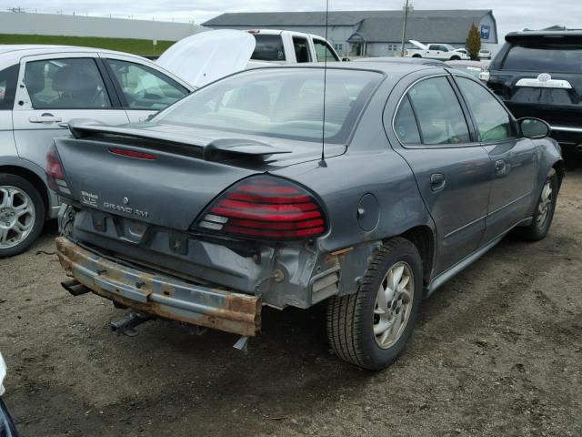 1G2NE52F93C163856 - 2003 PONTIAC GRAND AM S GRAY photo 4