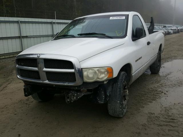 1D7HA16K62J213701 - 2002 DODGE RAM 1500 WHITE photo 2