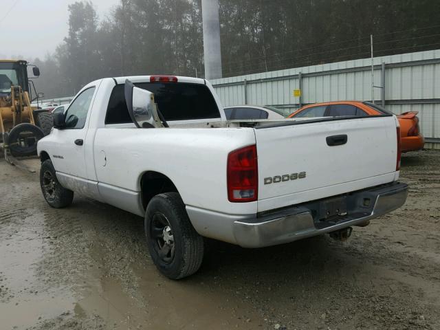 1D7HA16K62J213701 - 2002 DODGE RAM 1500 WHITE photo 3