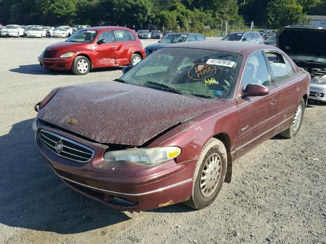 2G4WB52K2Y1269189 - 2000 BUICK REGAL LS MAROON photo 2