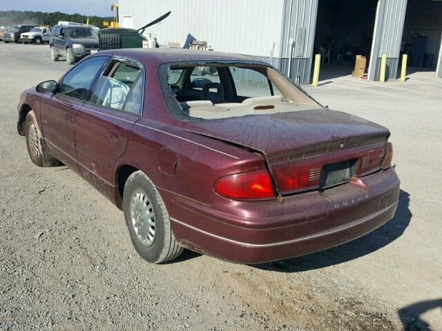 2G4WB52K2Y1269189 - 2000 BUICK REGAL LS MAROON photo 3