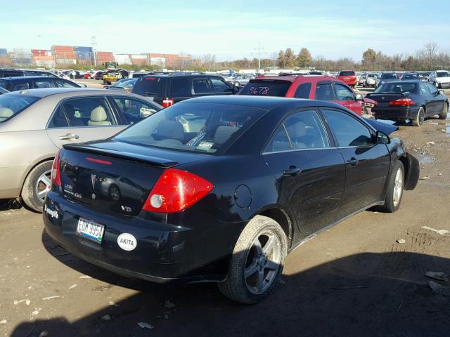 1G2ZG58N274140672 - 2007 PONTIAC G6 BASE BLACK photo 4