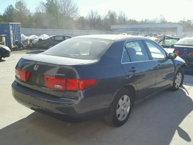 1HGCM56485A121161 - 2005 HONDA ACCORD LX GRAY photo 4