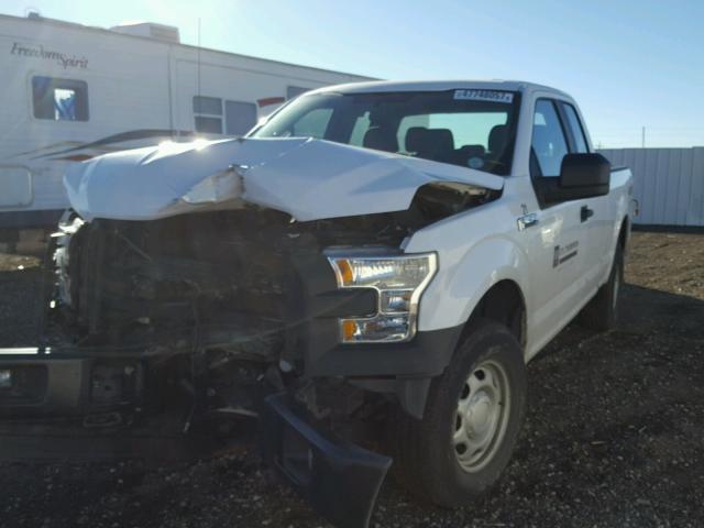 1FTFX1EF6FKF04557 - 2015 FORD F150 SUPER WHITE photo 2