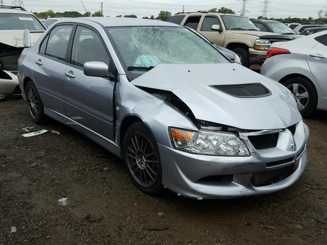 JA3AH86D75U033209 - 2005 MITSUBISHI LANCER EVO SILVER photo 1