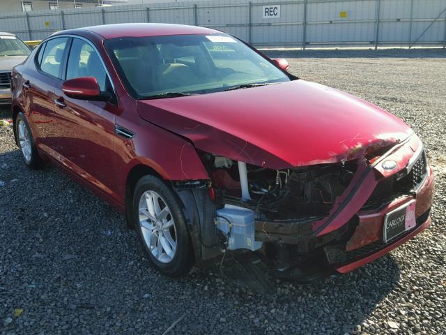 5XXGM4A74DG120605 - 2013 KIA OPTIMA LX RED photo 1