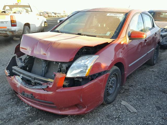 3N1AB6AP4AL683342 - 2010 NISSAN SENTRA 2.0 MAROON photo 2