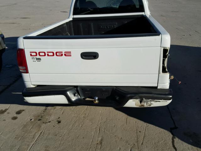 1B7FL26P3WS518246 - 1998 DODGE DAKOTA WHITE photo 6