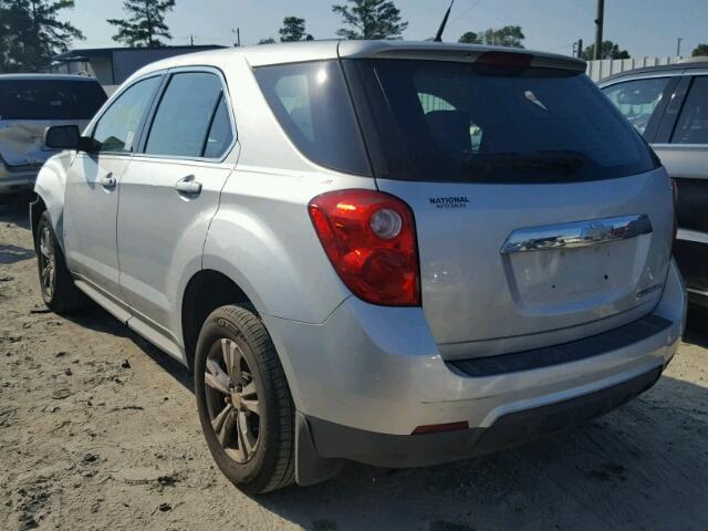 2CNALBEW2A6413255 - 2010 CHEVROLET EQUINOX LS SILVER photo 3