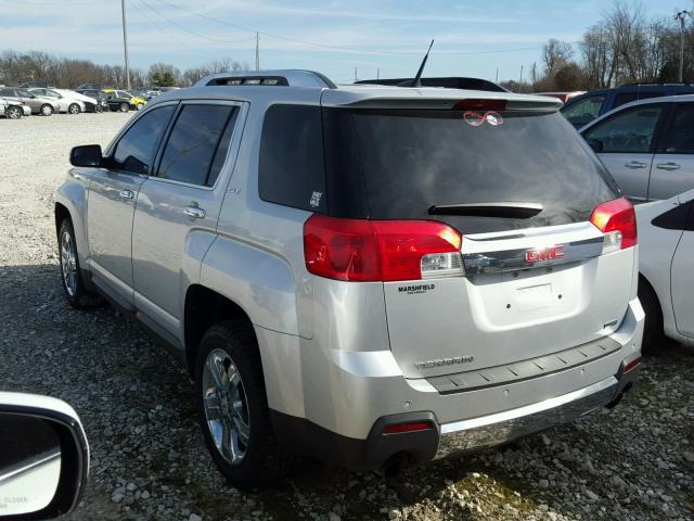 2GKFLWE58C6149085 - 2012 GMC TERRAIN SL SILVER photo 3