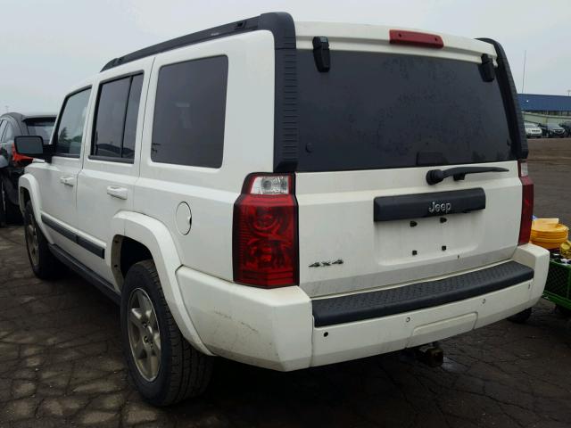 1J8HG48K57C663674 - 2007 JEEP COMMANDER თეთრი ფოტო 3