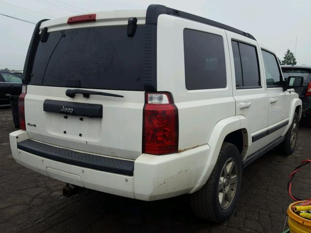 1J8HG48K57C663674 - 2007 JEEP COMMANDER თეთრი ფოტო 4