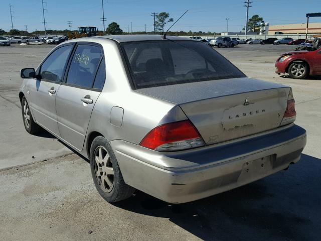 JA3AJ36E42U016136 - 2002 MITSUBISHI LANCER LS SILVER photo 3