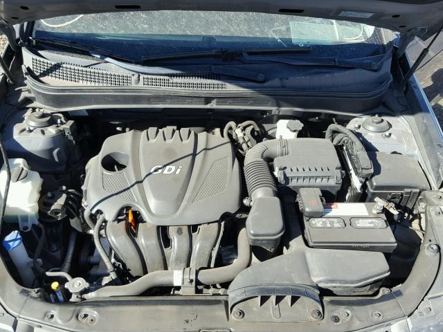 5NPEB4ACXCH337623 - 2012 HYUNDAI SONATA GLS GRAY photo 7