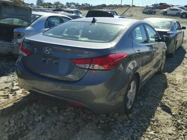 5NPDH4AE1DH307567 - 2013 HYUNDAI ELANTRA GL GRAY photo 4