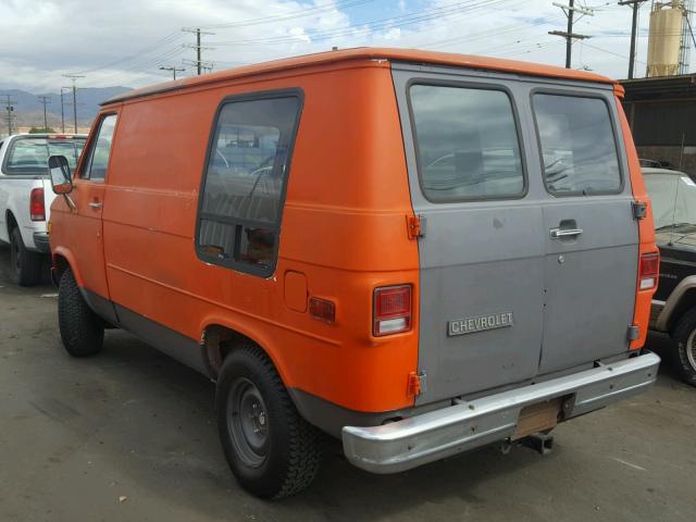 CGL2597158544 - 1979 CHEVROLET G20 ORANGE photo 3