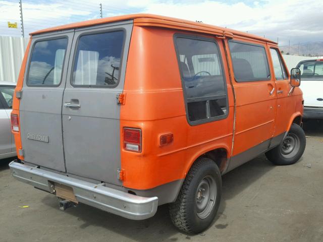 CGL2597158544 - 1979 CHEVROLET G20 ORANGE photo 4