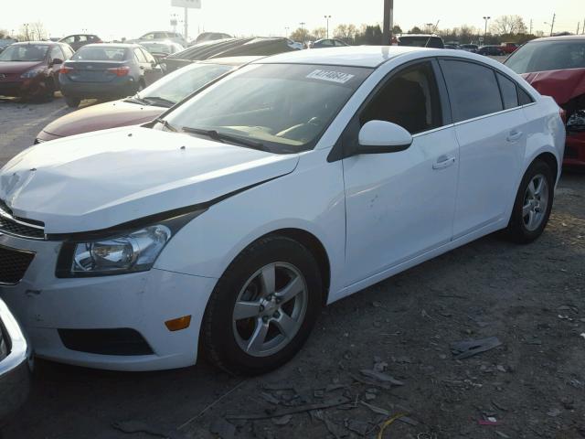 1G1PF5SC5C7108975 - 2012 CHEVROLET CRUZE LT WHITE photo 2