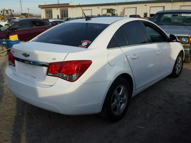 1G1PF5SC5C7108975 - 2012 CHEVROLET CRUZE LT WHITE photo 4