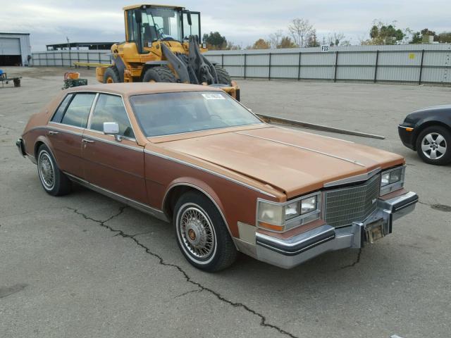 1G6AS6987EE808336 - 1984 CADILLAC SEVILLE BROWN photo 1