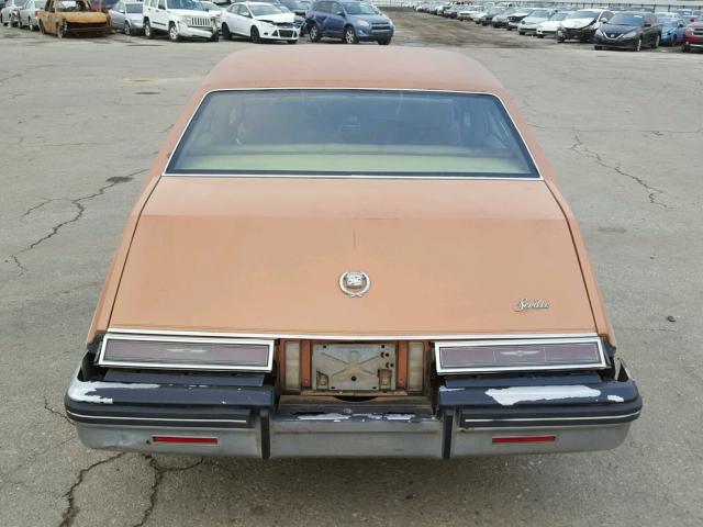 1G6AS6987EE808336 - 1984 CADILLAC SEVILLE BROWN photo 10