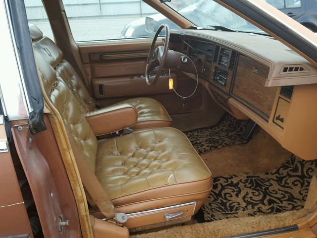 1G6AS6987EE808336 - 1984 CADILLAC SEVILLE BROWN photo 5