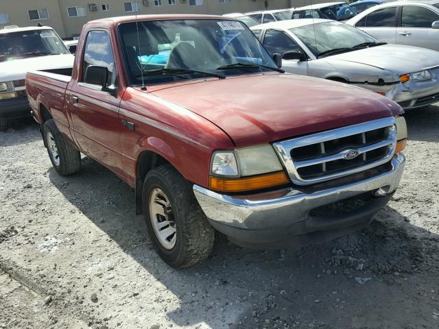 1FTYR10C7XUA56805 - 1999 FORD RANGER RED photo 1