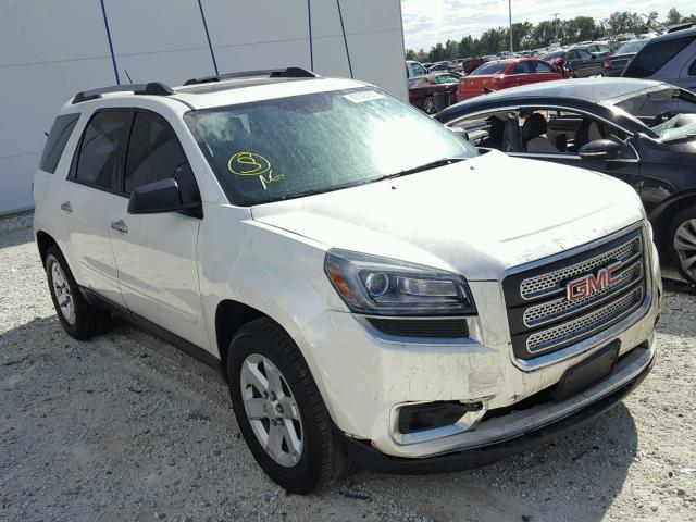 1GKKRPKD5DJ261247 - 2013 GMC ACADIA SLE WHITE photo 1