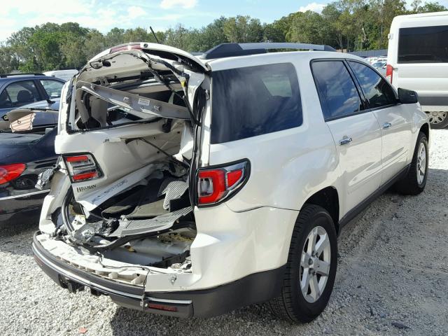 1GKKRPKD5DJ261247 - 2013 GMC ACADIA SLE WHITE photo 4