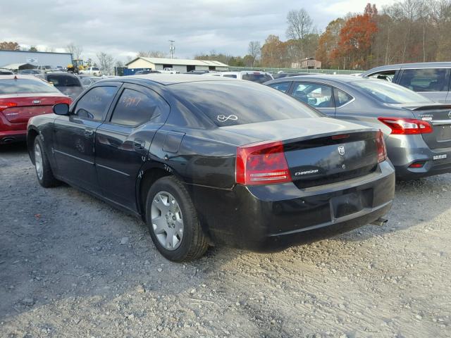 2B3KA43R86H304562 - 2006 DODGE CHARGER SE BLACK photo 3