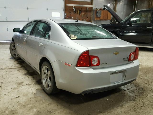 1G1ZB5E15BF318866 - 2011 CHEVROLET MALIBU LS ვერცხლისფერი ფოტო 3