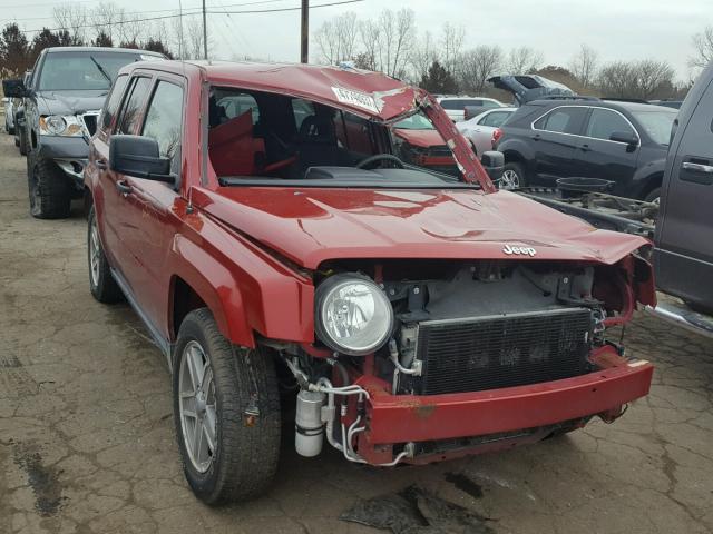 1J8FF28W18D639630 - 2008 JEEP PATRIOT SP RED photo 1