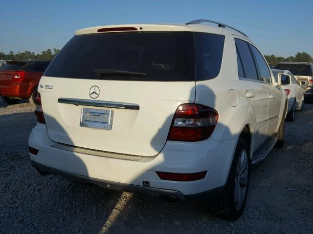 4JGBB5GB7BA746042 - 2011 MERCEDES-BENZ ML 350 WHITE photo 4