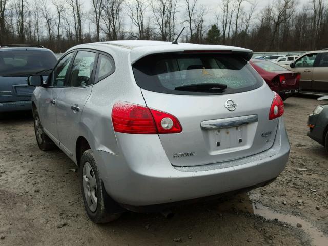 JN8AS5MV7CW700282 - 2012 NISSAN ROGUE S SILVER photo 3