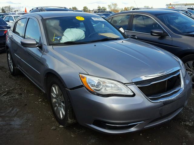 1C3CCBAB4DN611503 - 2013 CHRYSLER 200 LX SILVER photo 1