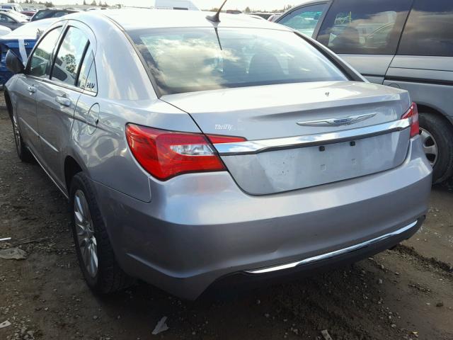 1C3CCBAB4DN611503 - 2013 CHRYSLER 200 LX SILVER photo 3