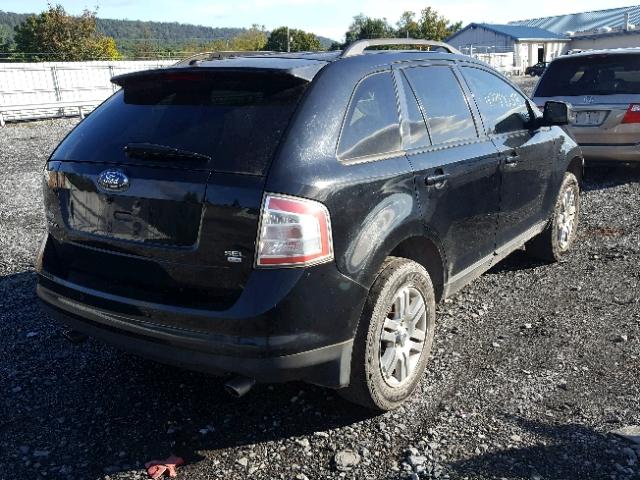 2FMDK49C27BA97741 - 2007 FORD EDGE SEL P BLACK photo 4