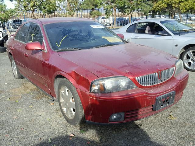 1LNHM86S35Y628587 - 2005 LINCOLN LS RED photo 1