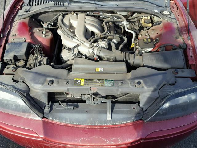 1LNHM86S35Y628587 - 2005 LINCOLN LS RED photo 7