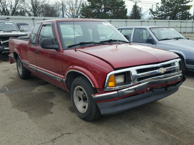 1GCCS19X2T8195005 - 1996 CHEVROLET S TRUCK S1 MAROON photo 1