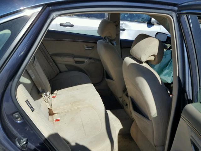 KMHFC46D97A180517 - 2007 HYUNDAI AZERA GLS BLUE photo 6