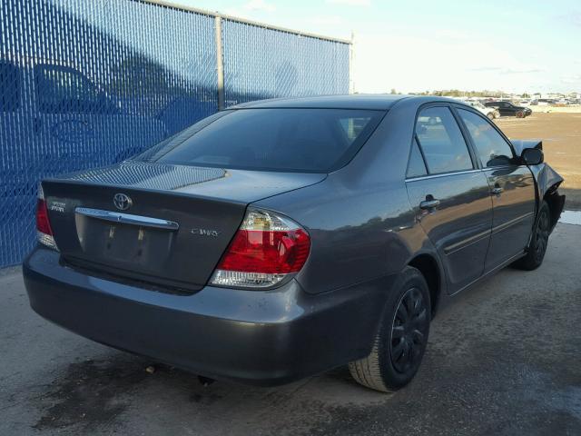 4T1BE32K86U746722 - 2006 TOYOTA CAMRY LE CHARCOAL photo 4