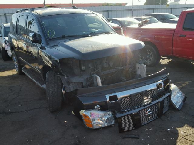 5N1AA08A07N714671 - 2007 NISSAN ARMADA SE BLACK photo 1