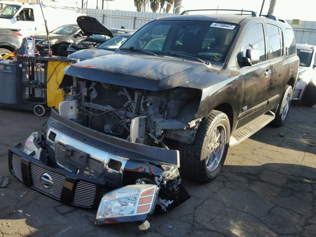 5N1AA08A07N714671 - 2007 NISSAN ARMADA SE BLACK photo 2