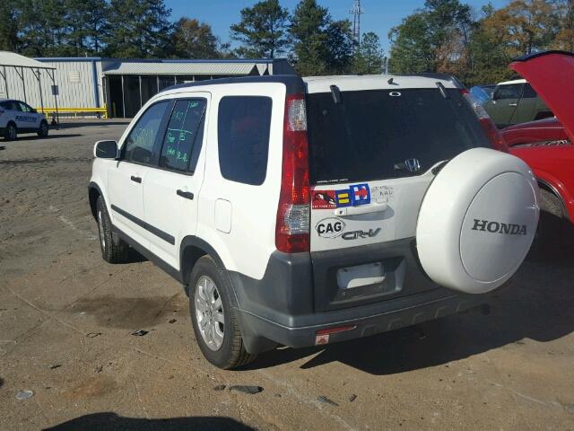 SHSRD78825U305984 - 2005 HONDA CR-V EX WHITE photo 3