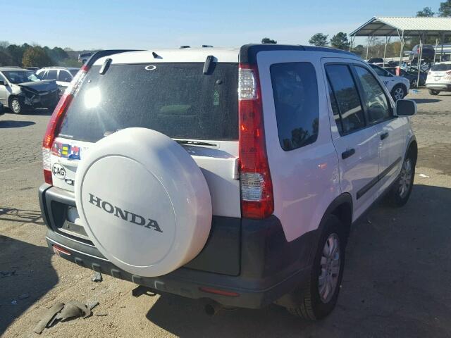 SHSRD78825U305984 - 2005 HONDA CR-V EX WHITE photo 4