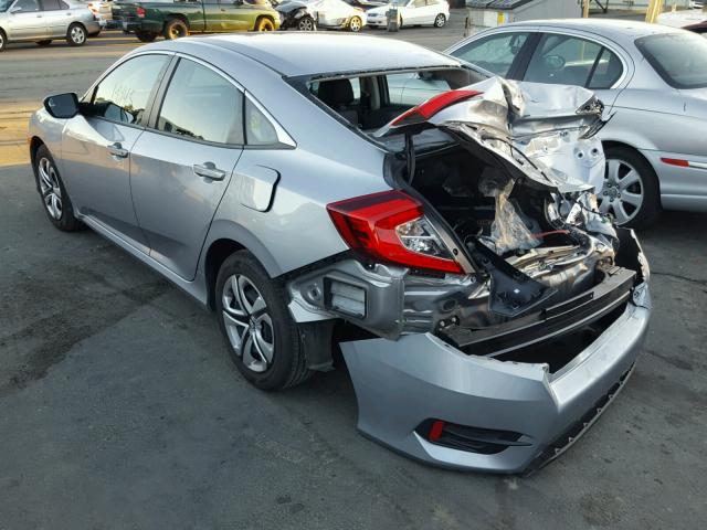 19XFC2F55GE220607 - 2016 HONDA CIVIC LX GRAY photo 3