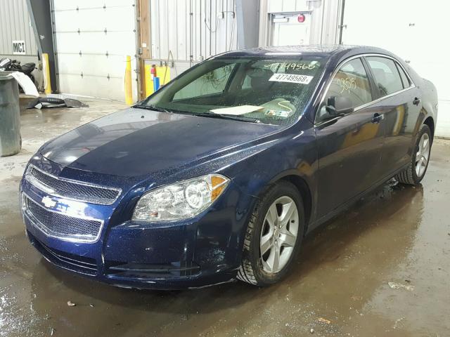1G1ZB5EB5AF159239 - 2010 CHEVROLET MALIBU LS ლურჯი ფოტო 2